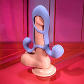 Playboy Pleasure FANTASY CAGE Vibrating Penis Sleeve Purple Penis Sleeves and Extenders